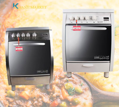 اجاق گاز تاکنوگاز کلاسیک مدل 7116 چهارشعله رنگ مشکی